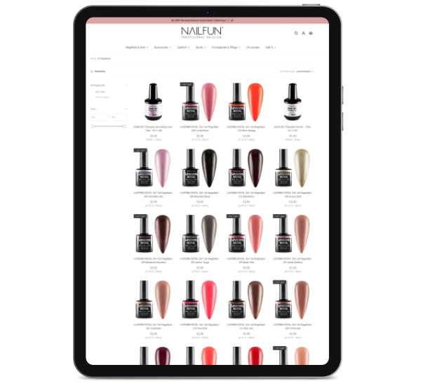 Tablet - Nailfun - Shopify